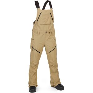 Volcom Elm Stretch Goretex Bib Dark Khaki S DARK KHAKI