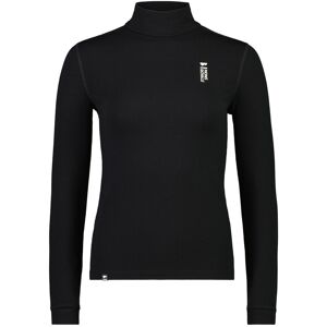 Mons Royale Cascade Merino Flex 200 Mock Neck Ls Black M BLACK