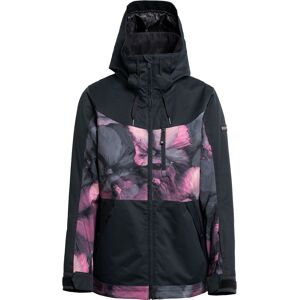 Roxy Presence Parka True Black Pansy Pansy M TRUE BLACK PANSY PANSY