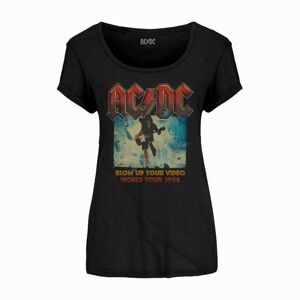 AC/DC T-shirt til kvinder/damer til at blæse din video op