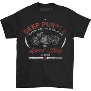 Deep Purple Unisex Adult Speed King Cotton T-Shirt