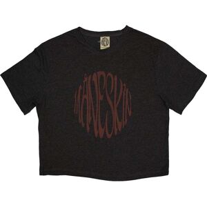 Maneskin Womens/Ladies Ex-Tour Warped Logo Crop Top