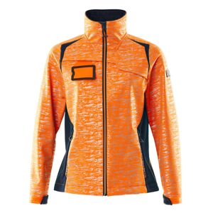 Mascot  Accelerate Safe Softshell jakke 19212-291 Dame - Hi-Vis Orange-Mørk Marine