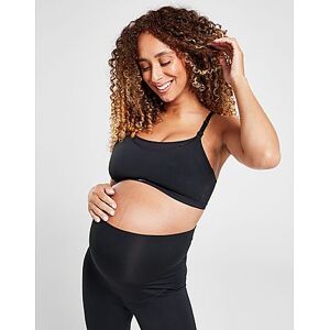 Nike Alate Seamless Maternity Sports Bra, Black/Cool Grey