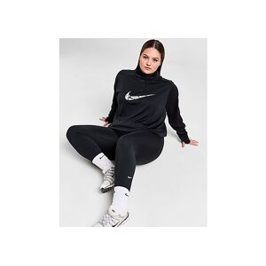 Nike Plus Size Swoosh 1/4 Zip Top, Black