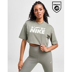 Nike Swoosh Crop T-Shirt, Brown