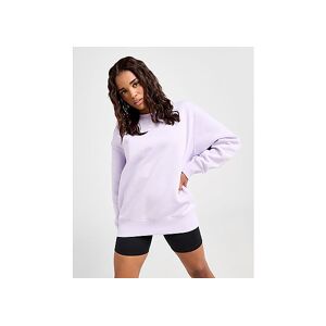Nike Phoenix Fleece Oversized Crew Sweatshirt, Violet Mist/Sail
