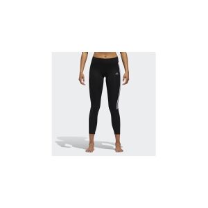 Adidas Running 3-Stripes Tights, Hunstik, Voksen, Sort, Hvid, Sport, 83% polyester, 17% elastane, Machine wash cold delicate cycle  Do not bleach  Do not tumble dry  Do not iron  Do not dry clean ...