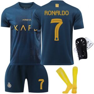 2023-24 Riyadh Victory Borta nr. 7 Ronaldo 10 ane Saudi League Fotbollströja Sportswear Dräkt M