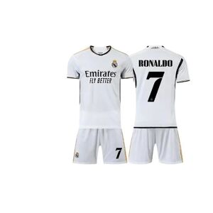 23-24 Ronaldo nr.7 Real Madrid C.f. Hjemme fodboldtrøje T-shirt - 150