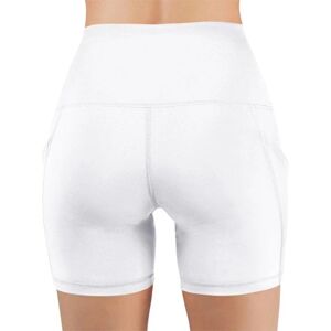 Xatilo Kvinder Sportsbukser Korte Bukser Yoga Shorts Casual Fitness white,XL