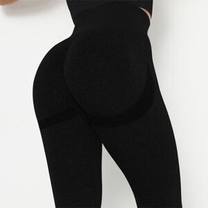 HEET Kvinder High Waist Leggings Til Fitness Dame Gym Sports Legging Black 40KG-60KG