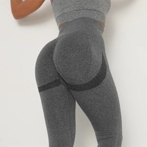 HEET Kvinder High Waist Leggings Til Fitness Dame Gym Sports Legging Gray 40KG-60KG