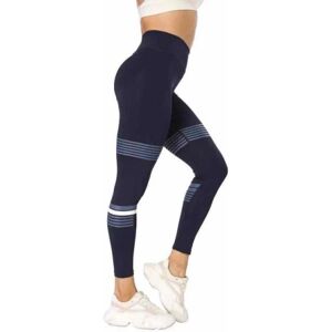 Sweden Quickstyle Sport Leggings med gråt og hvidt print Black M