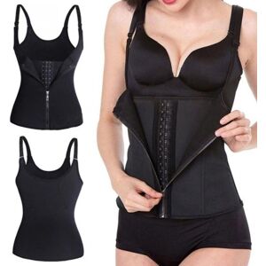 Midjetränare Shapewear Top Waist Trainer Sma Midja sort L black l