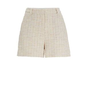 Boss Relaxed-fit tweed shorts with belt loops