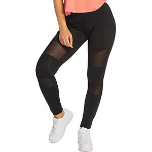 Urban Classics Women's Tech Mesh Leggings, black, XS