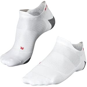 FALKE Damen Laufsocken RU5 Race Invisible W IN Funktionsgarn Antiblasen 1 Paar, Weiß (White-Mix 2020), 39-40