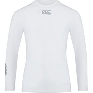 Canterbury Kinder Oberteil Thermoreg Base Layer Langarm-Unterhemd, Weiß, S, E746845-001-SB