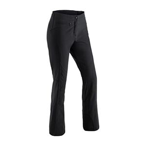 Maier Sports Marie Women's Slimfit Softshell Ski Trousers, black, 88