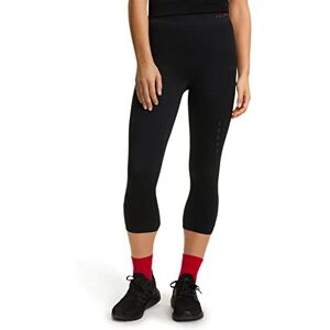 FALKE Women's Compression 3/4 Sports Trousers, Functional Trousers with Compression Promotes Blood Circulation, Seamless, Lightweight, Reflective, Breathable, Quick-Drying Functional Material, Pack of