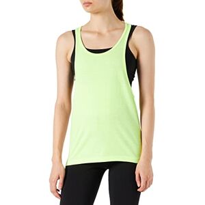 Urban Classics TB462 Damen Sport T-Shirt Ladies Loose Burnout Tanktop gelb (Neonyellow) Large