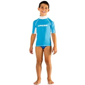 Cressi Kinder Rash Guard,Blau, S/2 (Herstellergröße:6-7 Jahre)