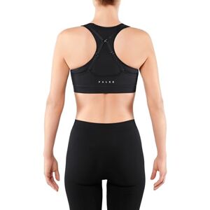 FALKE ESS Women Cross Back Medium Support sports bra, Size S, Black, polyamide mix Sweat wicking, fast drying