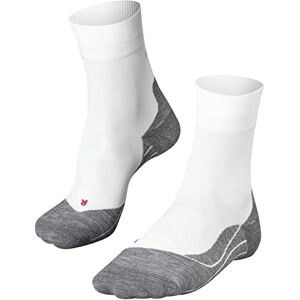 FALKE RU4 Women's Running Socks, Calf-Length Running Socks, with Cotton, Anti-Blister, Pack of 1, white, 35-36