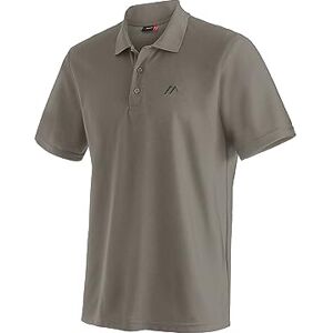 Maier Sports Men’s Ulrich Polo Shirt, brown, xl