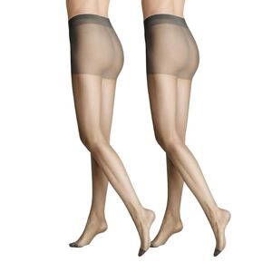 Hudson Women Matt Fine Tights, 002301 Lilly Lafina 15, 2Pack, Gr.