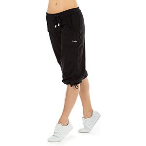 WINSHAPE 'Wins Hape Women's Feel GOOD3/4 WBE6 Dance Fitness Leisure Sport Training Trousers, Womens, Damen Feel good 3/4 Trainingshose WBE6 Dance Fitness Freizeit Sport, black, L