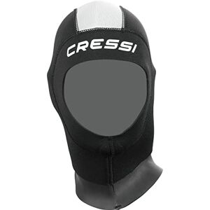 Cressi Lady Man 5mm Neopren 5mm Kopfhaube Damen Schwarz/Grau, S/2-3