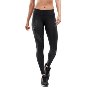 2XU Damen-Kompressionshose Mid-Rise (mittlere Bundhöhe), Blk/Cpb, XL