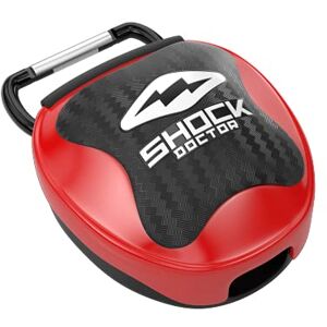 Shock Doctor ShockDoctor Erwachsene Mundschutz Box, Red, 11+