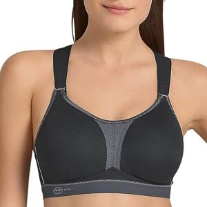 Anita Active Women's Non-Wired Sport Bra X-Back Non-Wired Black (black/anthracite 445)