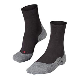 FALKE RU4 Women's Running Socks, Calf-Length Running Socks, with Cotton, Anti-Blister, Pack of 1, black, 41-42