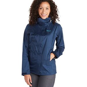 Marmot Women's Precip Jacket, Hardshell Rain Jacket, Windproof, Waterproof, Breathable, blue, XS