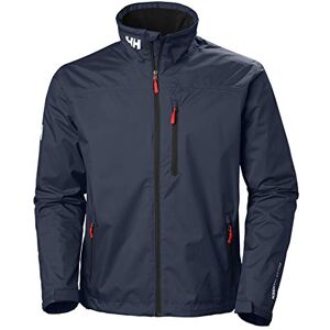 Helly Hansen Men’s Crew Midlayer Jacket, Waterproof, blue, xxl