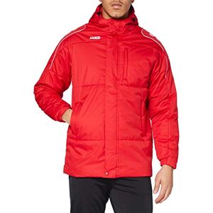 JAKO Herren Jakke Coachjakke Active Jacke, Rot/Weiß, M EU