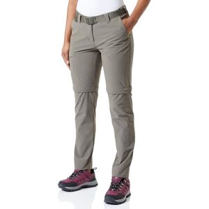 Maier Sports Inara Women's Slim Zip Outdoor Trousers, brown, 21
