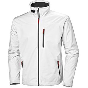 Helly Hansen Men’s Crew Midlayer Jacket, Waterproof, white, xl