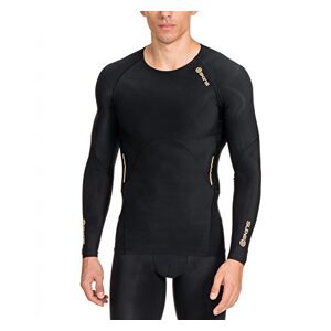 Skins Herren A400 Top Long Sleeve, Black, L