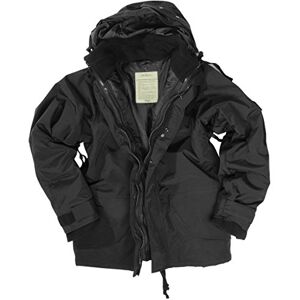 Mil-Tec ECWCS Jacket with Fleece Black, black, 3xl