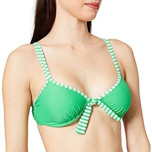 eleMar Damen Bikini Top, Grün (Grün/Weiß), 38B, 4-162-06B