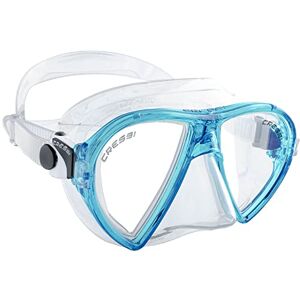 Cressi Ocean Mask Schnorchelmaske Ocean, Transparent/Aquamarin, Einheitsgröße, Erwachsene Unisex