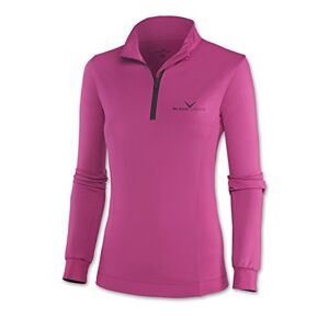 Black Crevice women's ski jumper with zip, pink, 38