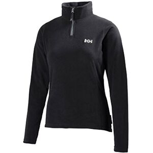 Helly Hansen Damen  W Daybreaker 1/2 Zip Fleece, Schwarz, XS