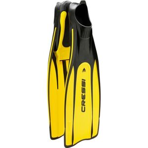 Cressi Pro Star Full Foot Fins Yellow, Size 41/42