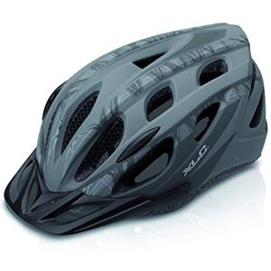 XLC Unisex-Adult Fahrradhelm BH-C19, Schwarz, Grau, 51-56 cm